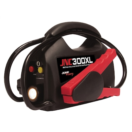 Clore Automotive Jump-N-Carry Ultra-Portable Jump Starter with Flashlight - 900 Peak Amps JNC300XL
